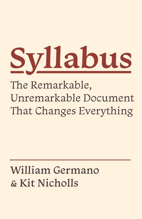 Syllabus | Princeton University Press