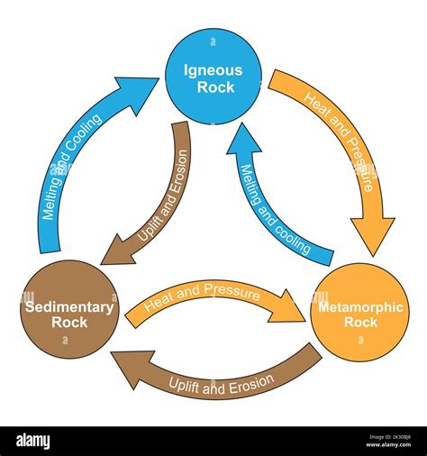 Simple Diagram Of A Rock Cycle at Jack Black blog