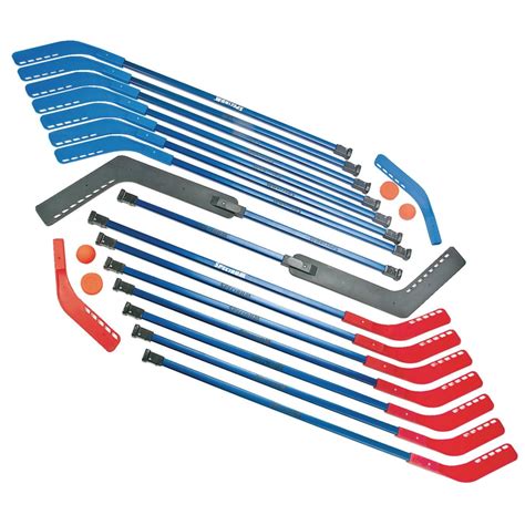 S&S Worldwide Complete Aluminum Floor Hockey Stick Pack for Two Teams ...