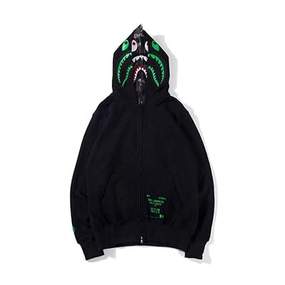 Feiyu Bape Shark Head Hooded Jacket - Camouflage India | Ubuy