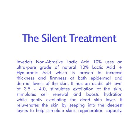 AHA Lactic Acid Serum | Natural Exfoliant - Inveda