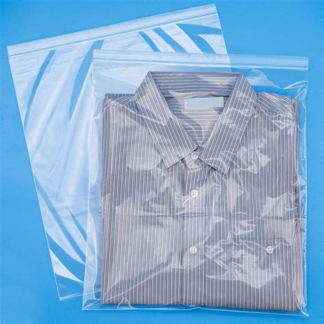 Amazon.com: Aubeco 13" X 15" (30 Count) 2 Mil Clear Plastic Shirt Bags ...
