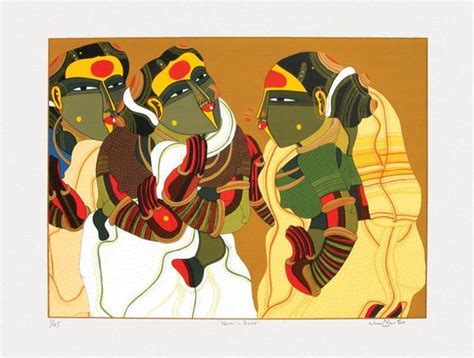 Thota Vaikuntam Serigraphs for Sale | Authentic Indian Art – ArtZolo.com