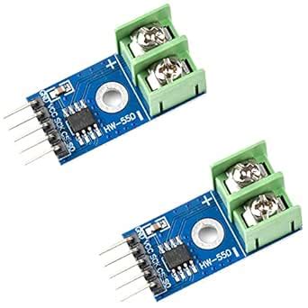 Aideepen 2PCS MAX6675 Module,Aideepen DC 3-5V MAX6675 k thermocouple ...