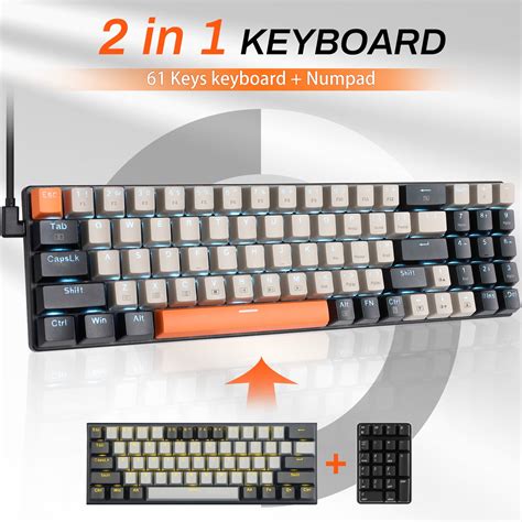 HUO JI Mechanical Keyboard Compact with Number Pad, India | Ubuy