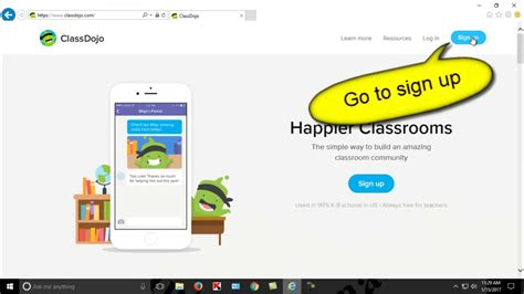 ClassDojo Sign Up 的图像结果