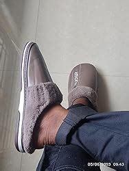 Buy Irsoe Women's And Men's Winter Fur Slipper Blue, 6 at Amazon.in