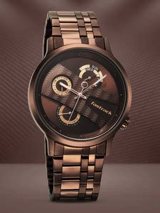 Fastrack Fastrack Exuberant Multifunction Brown Dial Brown SS Strap ...