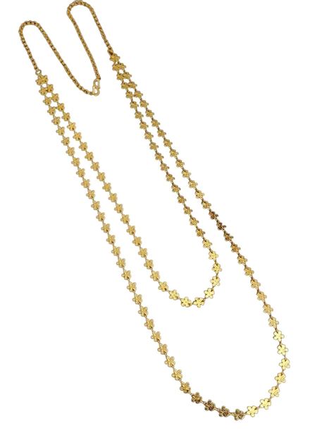 Buy CLICKZONE Traditional Jewellery One Gram Gold Plated Multi-String 2 ...