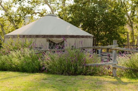 Yurt Camping – The Farmstead Mill Spring
