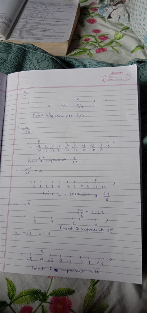 Represent the following real numbers on the number line. (If necessary ...