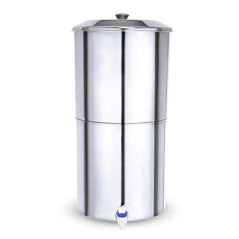 Pristine Stainless Steel Water Filter with 3 Ceramic Candles | Purifier ...