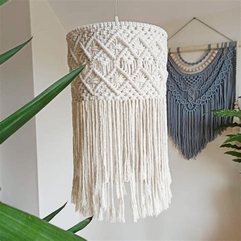 ecofynd Home Decor Wall Hanging Macrame Lamp Shade freeshipping - Ecofynd