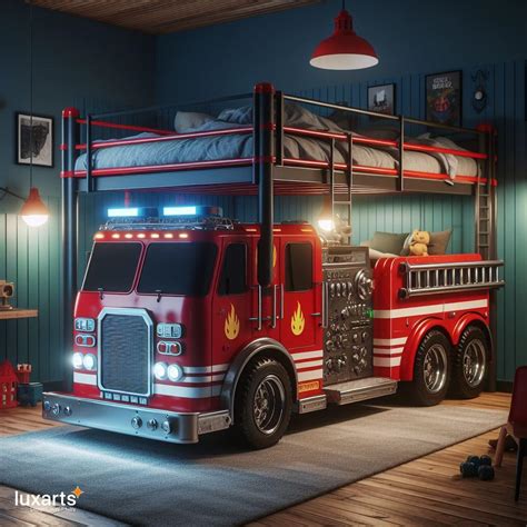 Childs Fire Truck Bed: Building a Sleep Haven with Playful Firefighter ...