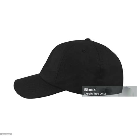 Black Baseball Caps Mockup On A White Background Front And Back Side ...