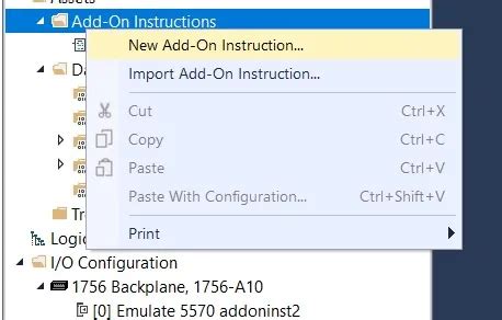 RSLogix 5000 Add-On Instructions (AOI)