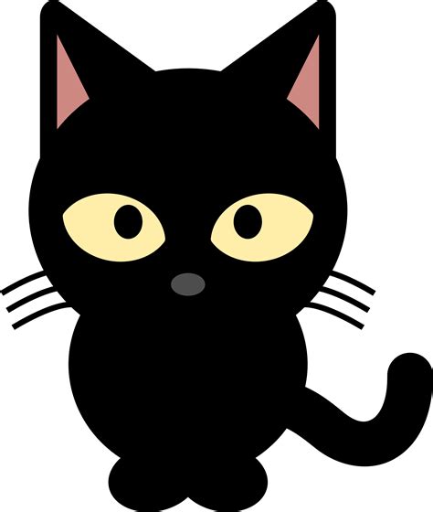 Clipart black cat png - Clipartix