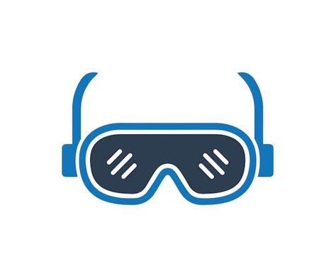 Sicherheitsbrille-Symbol | Premium Vektor