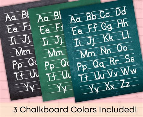 Image result for Handwriting Alphabet Chart Printable