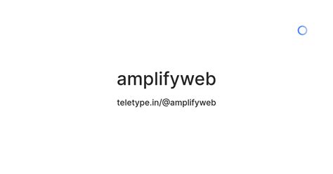 amplifyweb — Teletype
