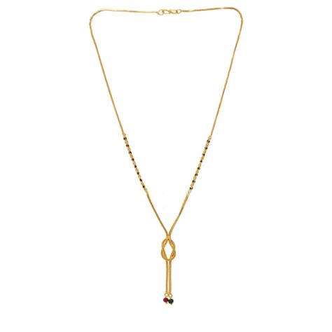 Simple Gold Plated Daily Wear Mangalsutra – Meira Jewellery
