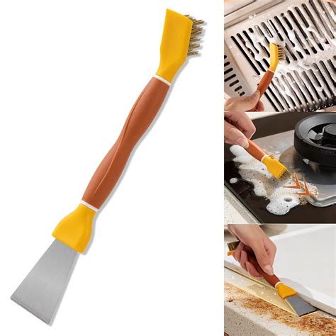 FPVPRO Copper Wire Brush with Scraper - 2-in-1 Dual-Head Cleaning Tool ...