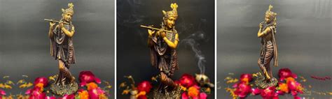 Buy Now Krishna Ji Sculptor For Mandir and Home Decor — Diwam Handicrafts