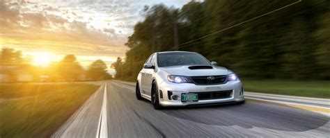Download wallpaper 2560x1080 subaru impreza wrx, traffic, auto, road ...
