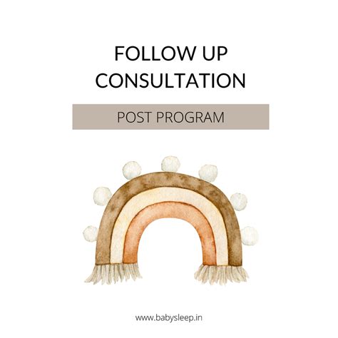 Follow up Consultation | baby sleep