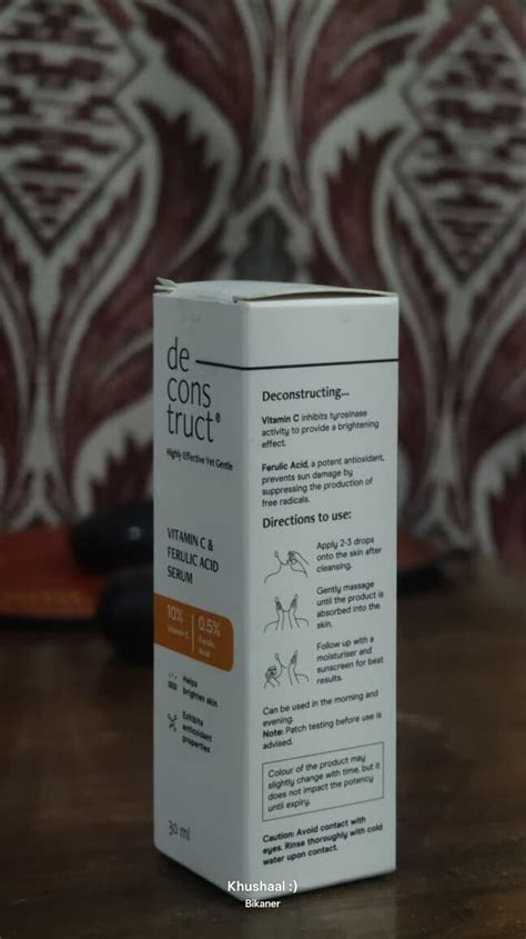 Buy 10% Vitamin C Serum For Face Online at Deconstruct
