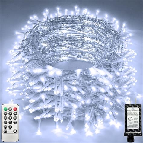 Buy Heceltt Christmas Lights Outdoor Decorations, 394ft 1000 LED Extra ...