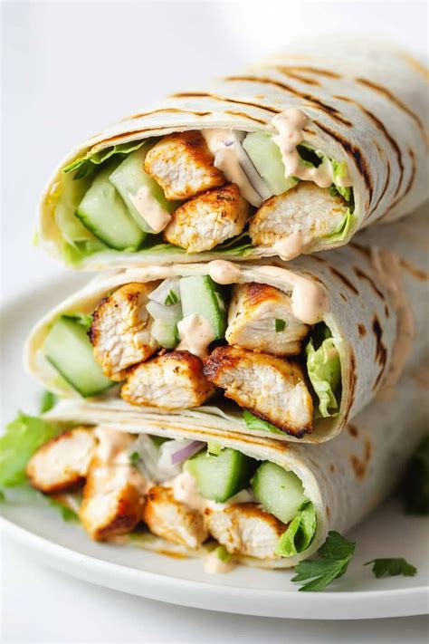 Grilled Chicken Wrap - Insanely Good