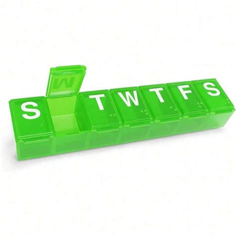 Weekly Pill Organizer, Vitamin Box, And Medicine Case, With Small ...