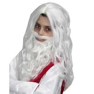 Buy Kaku Fancy Dresses Rabindranath Tagore White Wig For Kids, Indian ...