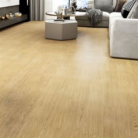 Contemporary Smooth Waterproof Fire Resistant Teak Click Lock Laminate ...