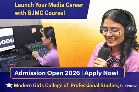Top BJMC Girls College in Lucknow | Admissions 2026-27