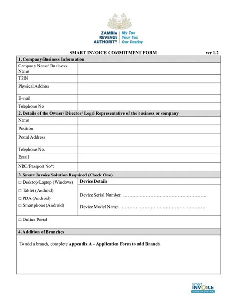 Smart Invoice Commitment Form - Fill Out, Sign & Share Online | pdfFiller