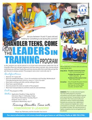 Fillable Online chandleraz LIT Program Flyer and Application 3-13.indd ...
