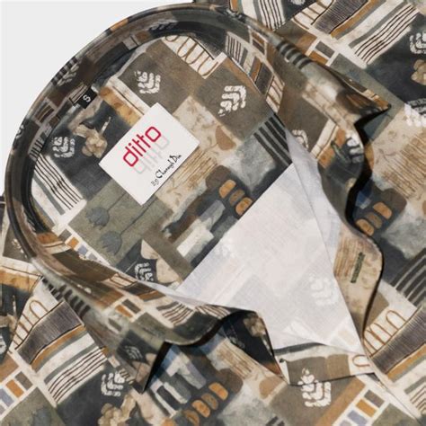 Charaghdin.com - Print Green Shirt