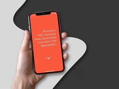 Iphone In Hand Psd