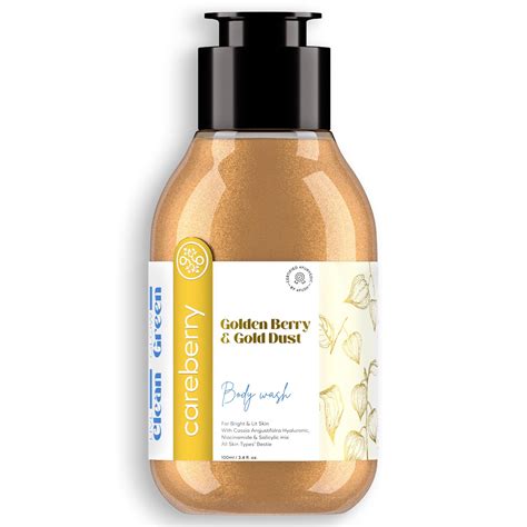 Buy Careberry Golden Berry & Gold Dust Brightening Body Wash, For ...