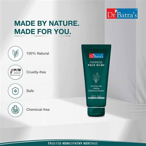Dr Batra's Fairness Face Wash Enriched With Saffron & Echinicea Extrac