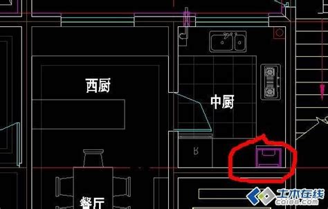 上海市杨浦区某高层住宅楼的厨房排烟道平面设计CAD图纸_油烟净化图_土木在线