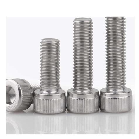 M6 M8 M10 Lengthened Full Teeth 304 Stainless Steel Cylindrical Head ...