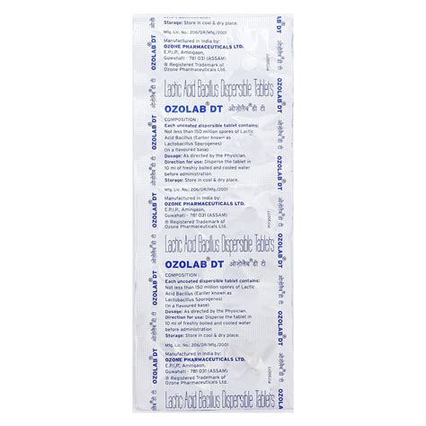 Ozolab DT Tablet | Uses, Side Effects, Price | Apollo Pharmacy