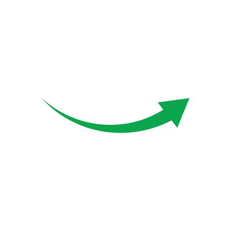 Green Curved Arrows