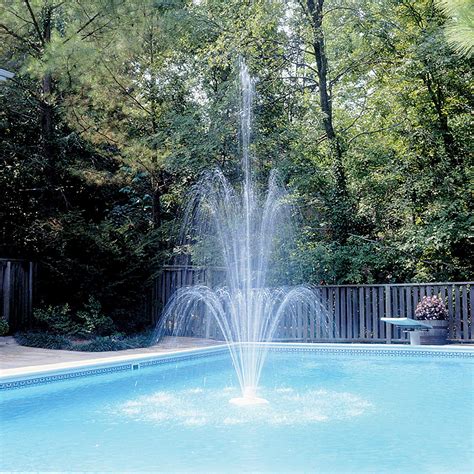 Ocean Blue Colour Fest Illuminated Pool Fountain | Pool Supplies Canada