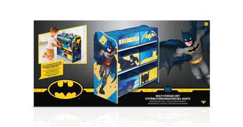 Batman - shelf for toy storage with six boxes for children - Germany ...
