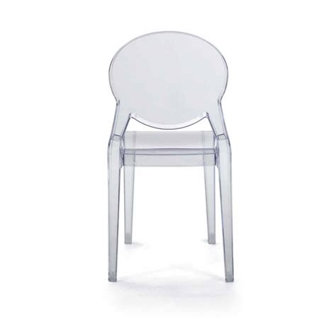 Stackable Chair Outside or Inside Made in Italy Polycarbonate