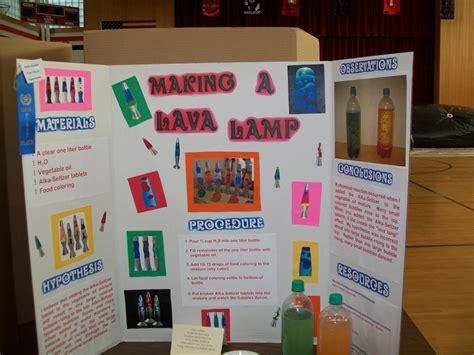 Homemade Lava Lamp Science Fair Project